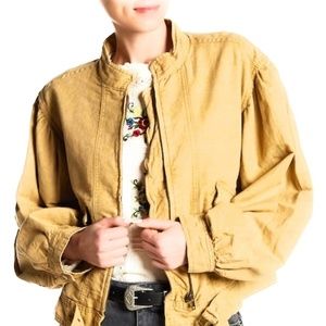 Free People Poet Blouson Sleeve Jacket size M